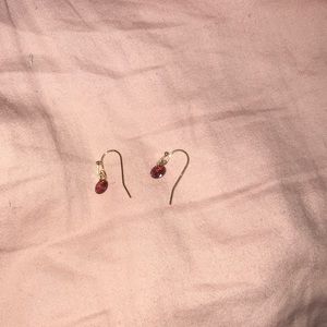 NWOT//Ruby earrings